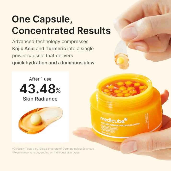 Medicube Kojic Acid Turmeric Vita Capsule Cream 53g
