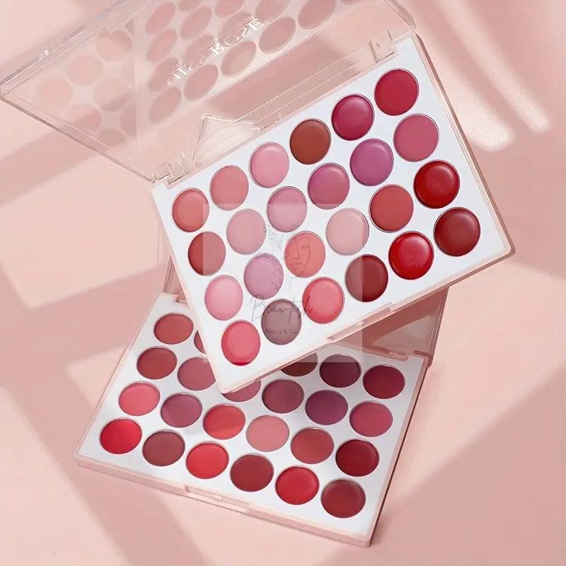 24-Color Long-Lasting Lipstick Palette