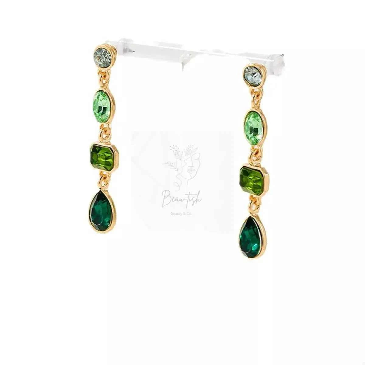 18K Gold-Plated Drop Earrings