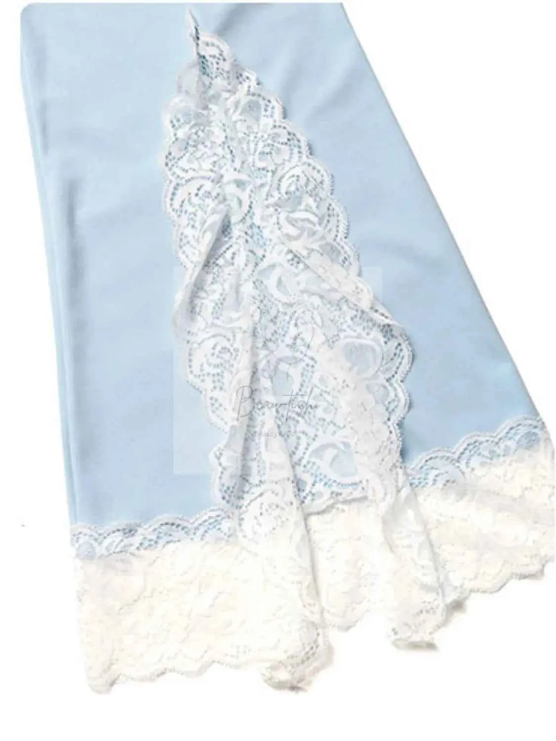 Lace Trim Flare Leg Pants
