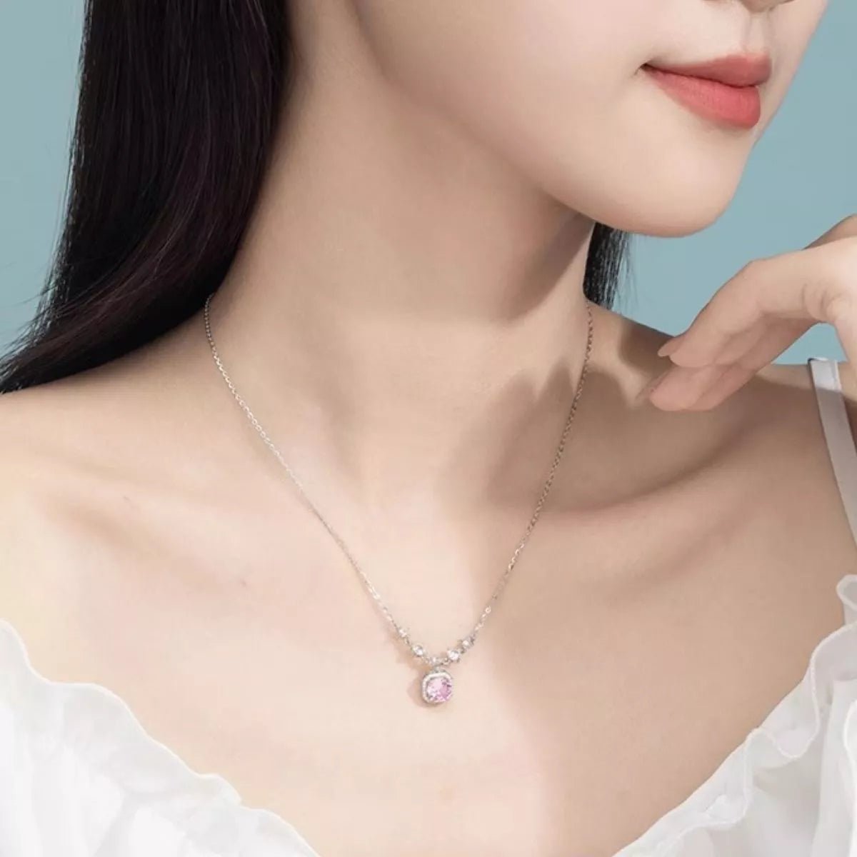 925 Silver Zircon Necklace