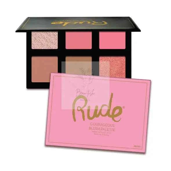 RUDE Courageous Blush Palette