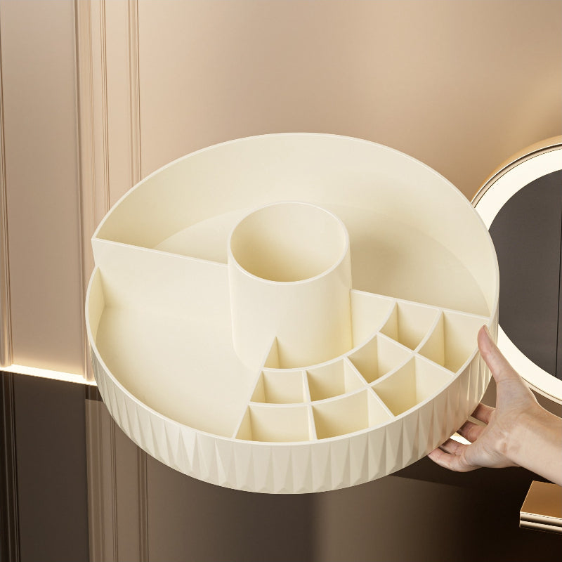 Rotatable Cosmetic Organizer (white)