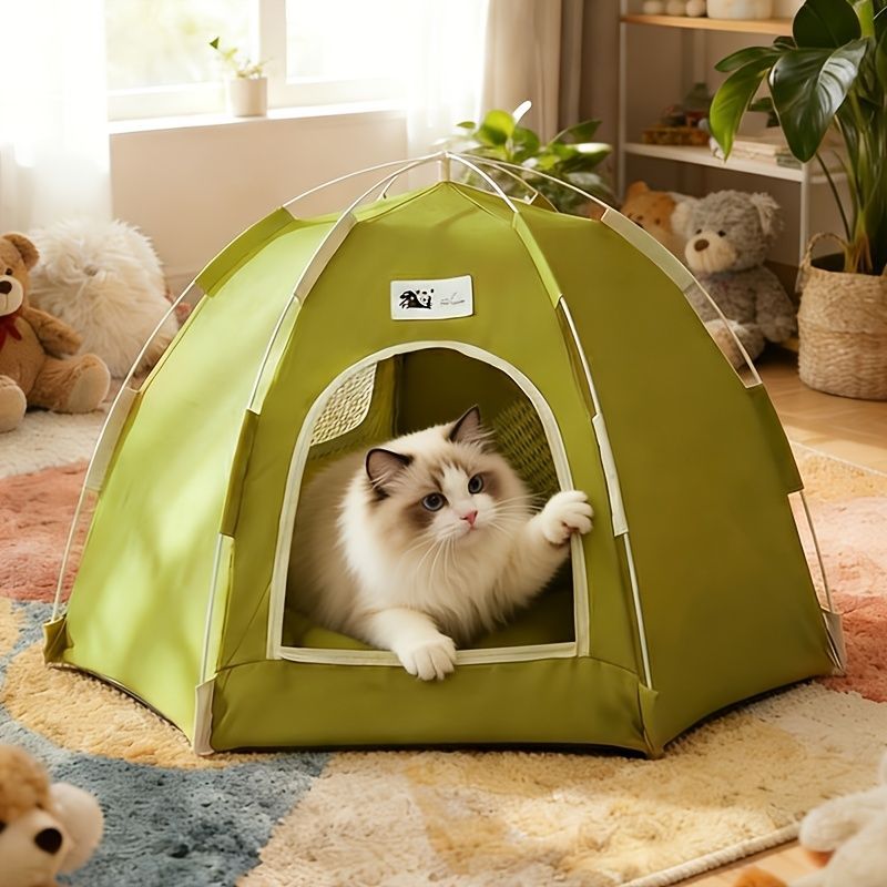 Cat Tent – Foldable Cat Furniture, Bed & Hideaway Den