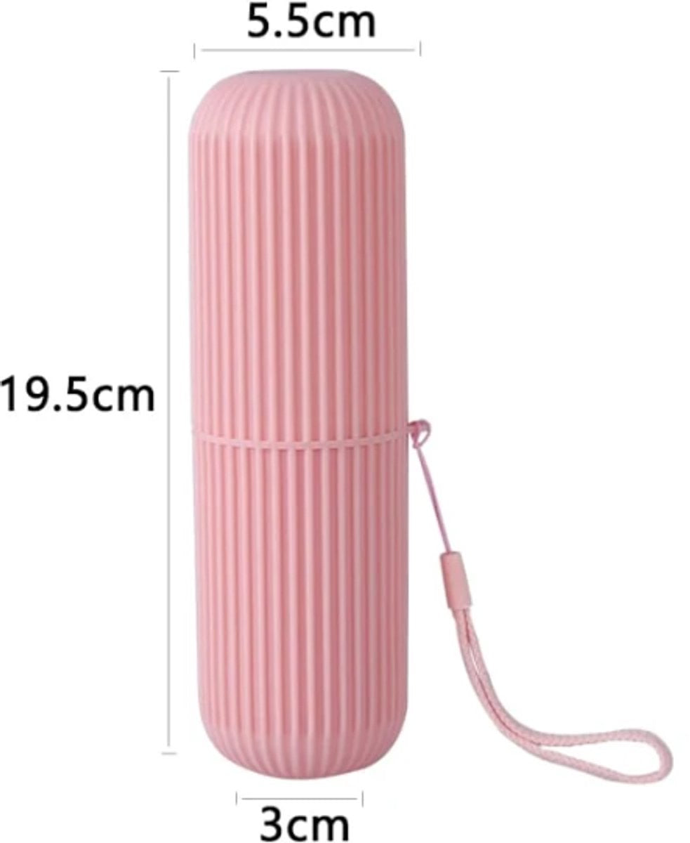 4-Piece Pack - Travel Toothbrush Holder - Portable - Travel Mouthwash Cup - Multifunctional Storage Box