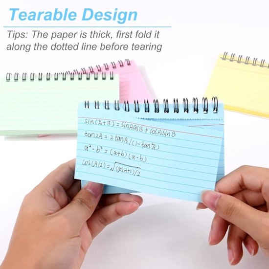 6-Pack Colour Spiral Notebooks