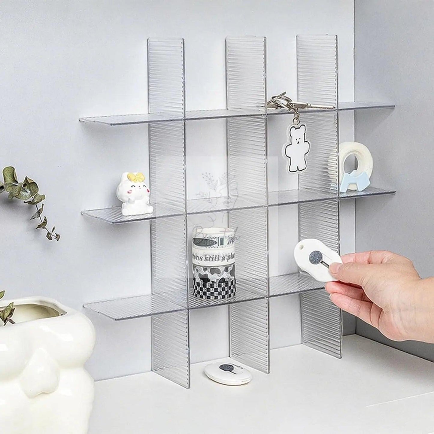 Drawer dividers with clips - Adjustable drawer divider - 2mm - Transparent - Beau-tish Beau-tish