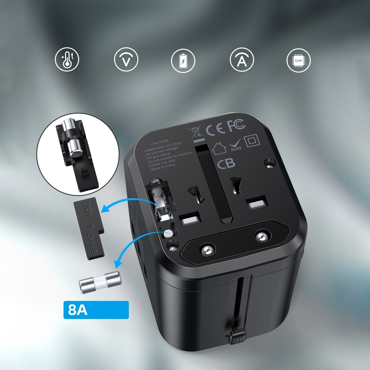 30W Fast Universal GaN Travel Charger