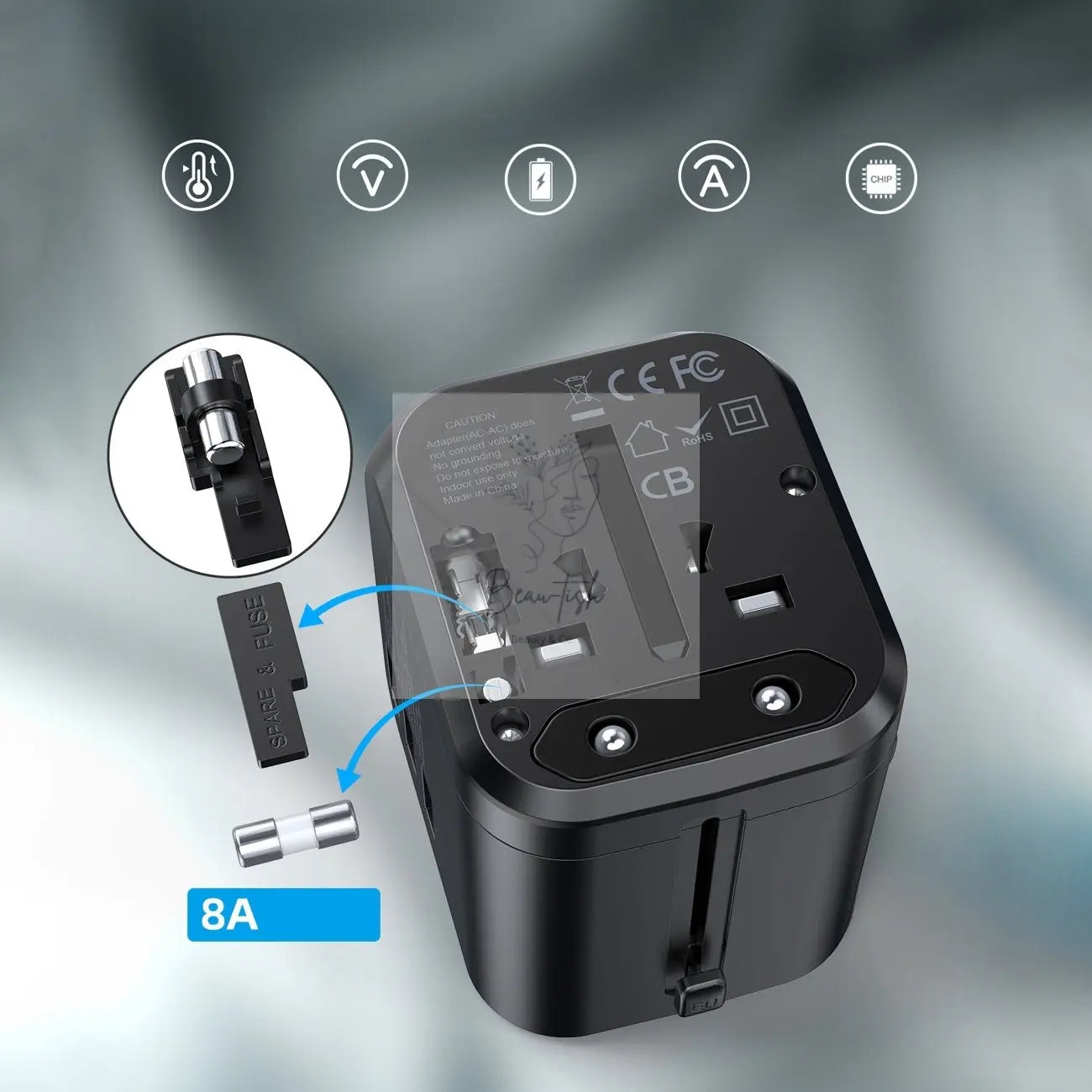 CHOETECH PD5008 30W Fast Universal GaN Travel Charger - Beau-tish Beau-tish