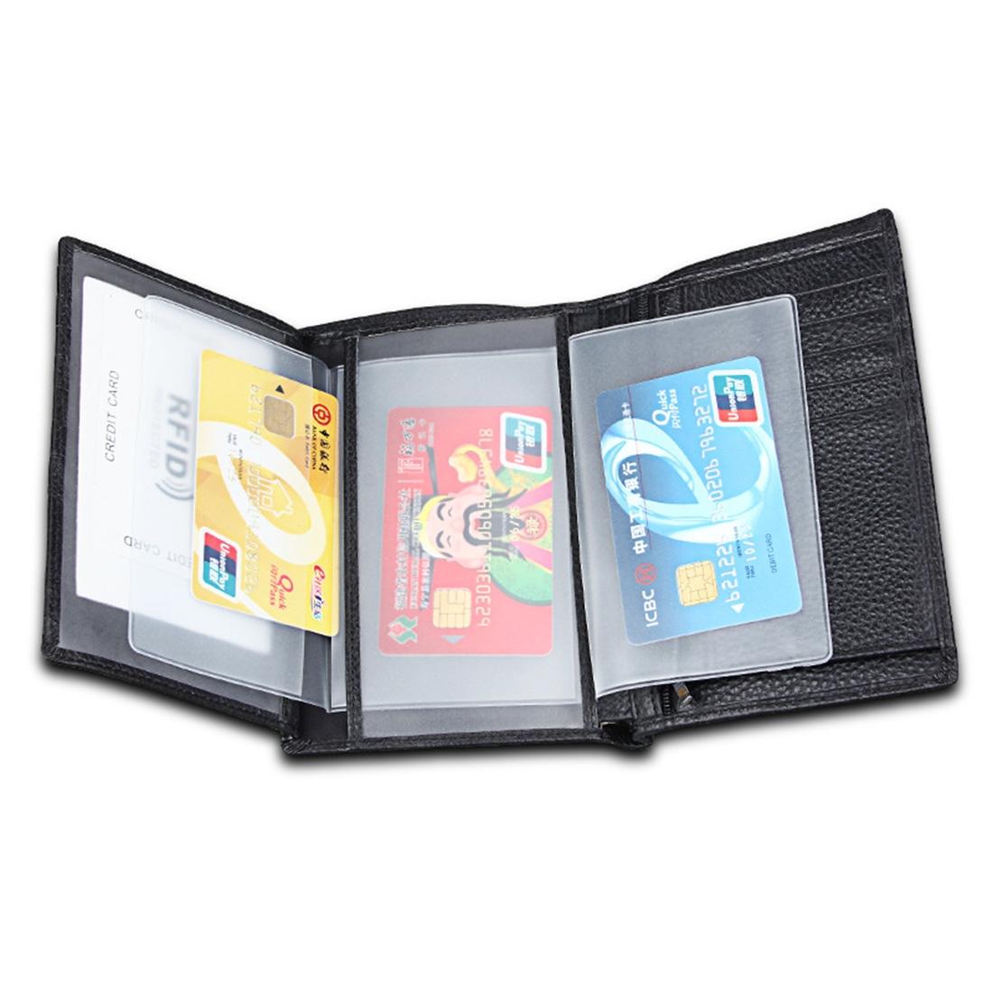 Men Rfid Wallet with Passport Holder - Multi-functional