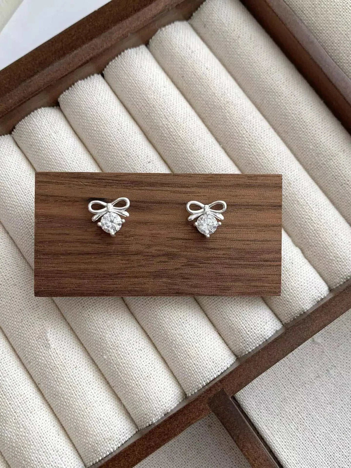 Bowknot Stud Earrings