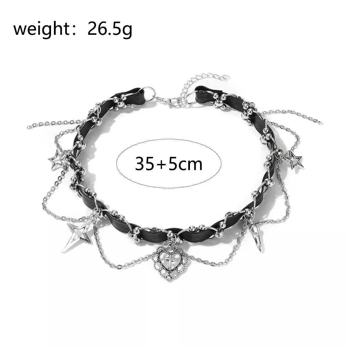 Gothic Charm Choker Necklace