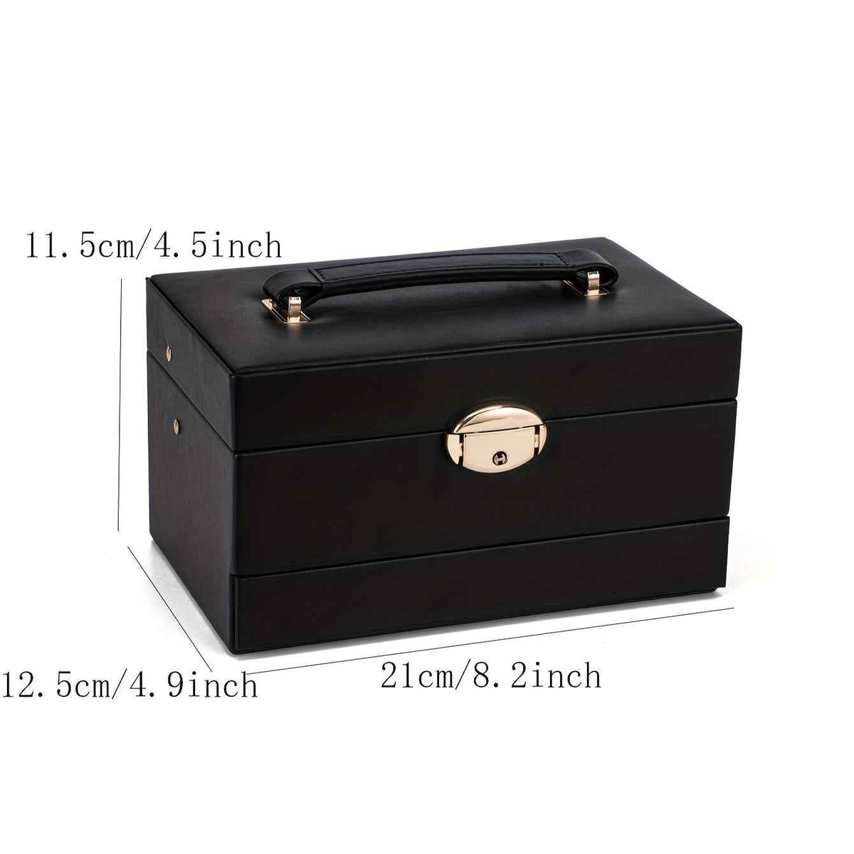 Classic High-End Multi-Layer Jewellery Box – Large Capacity & Lockable