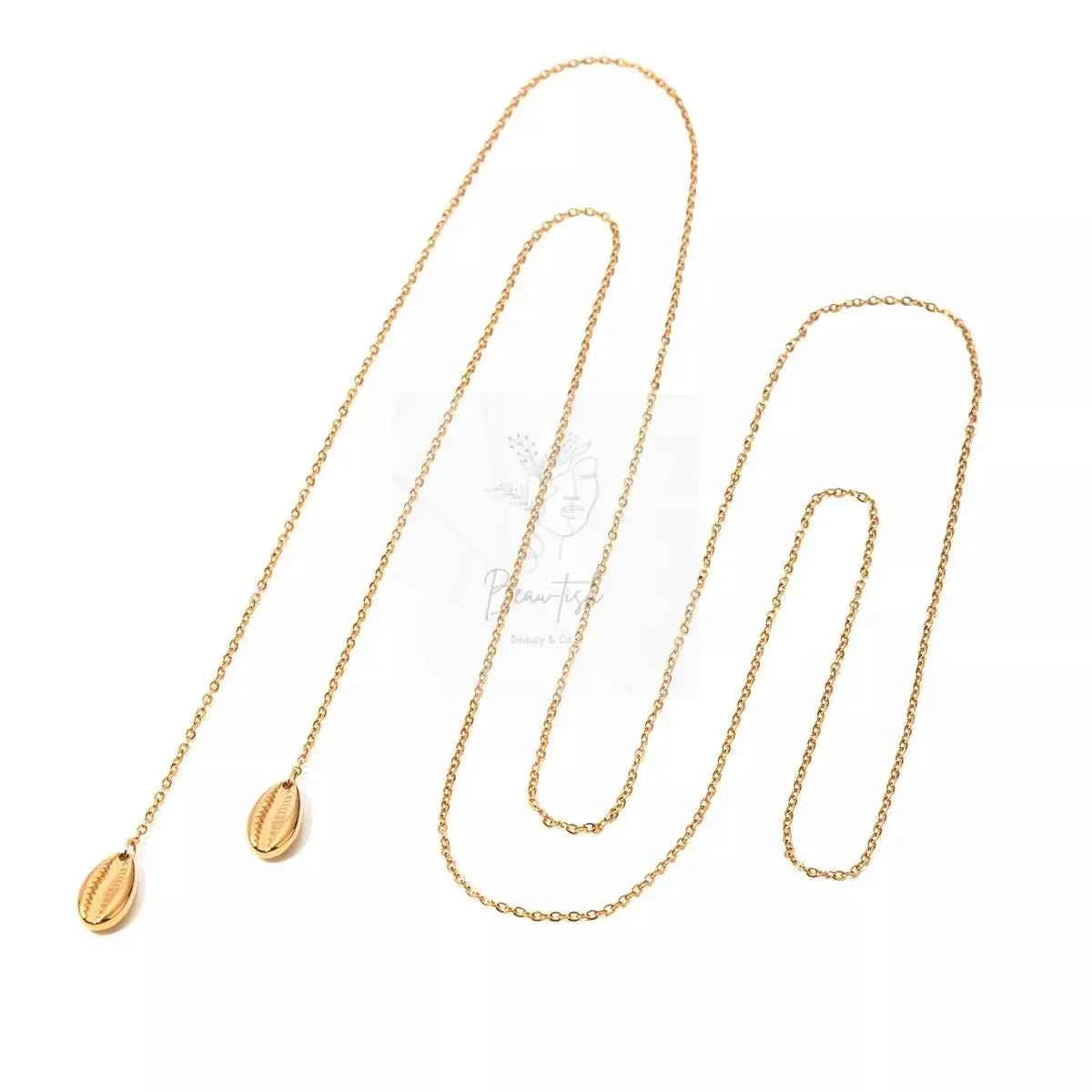 18K Gold-Plated Y-Shaped Necklace