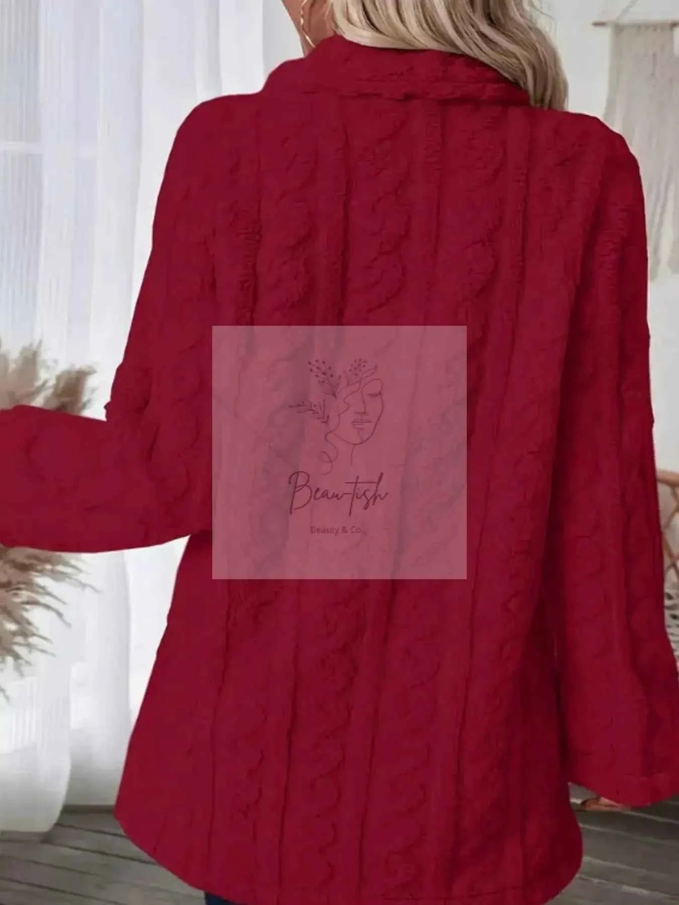 Cozy Faux Shearling Double-Breasted Outerwear