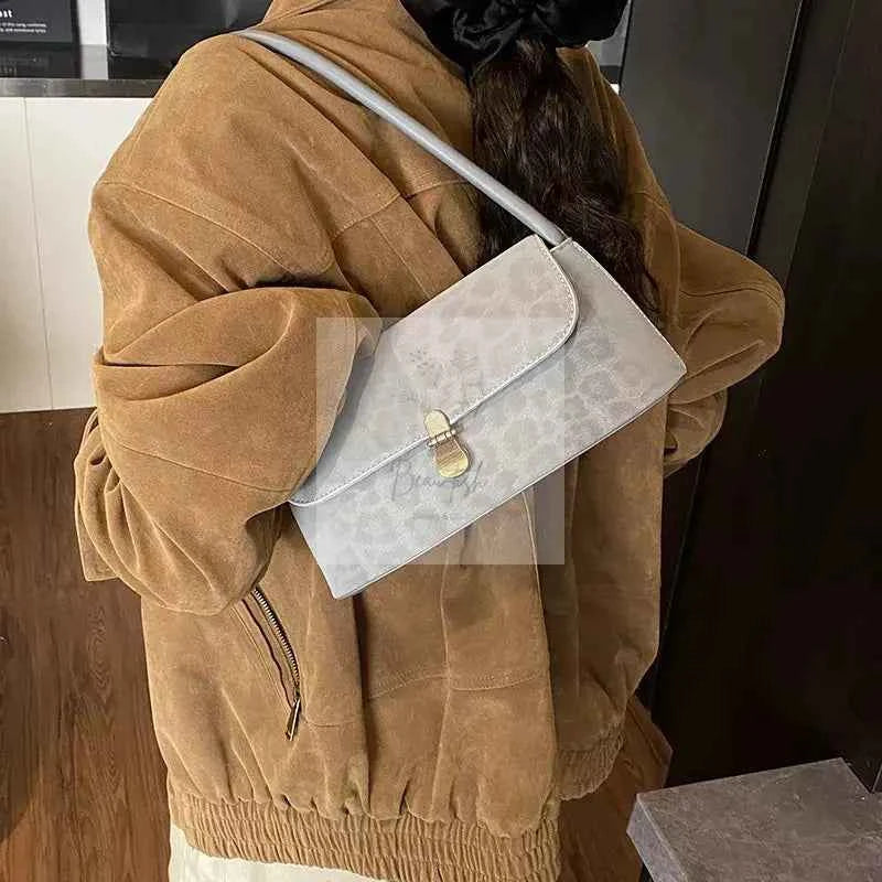 Leopard Print Shoulder Bag