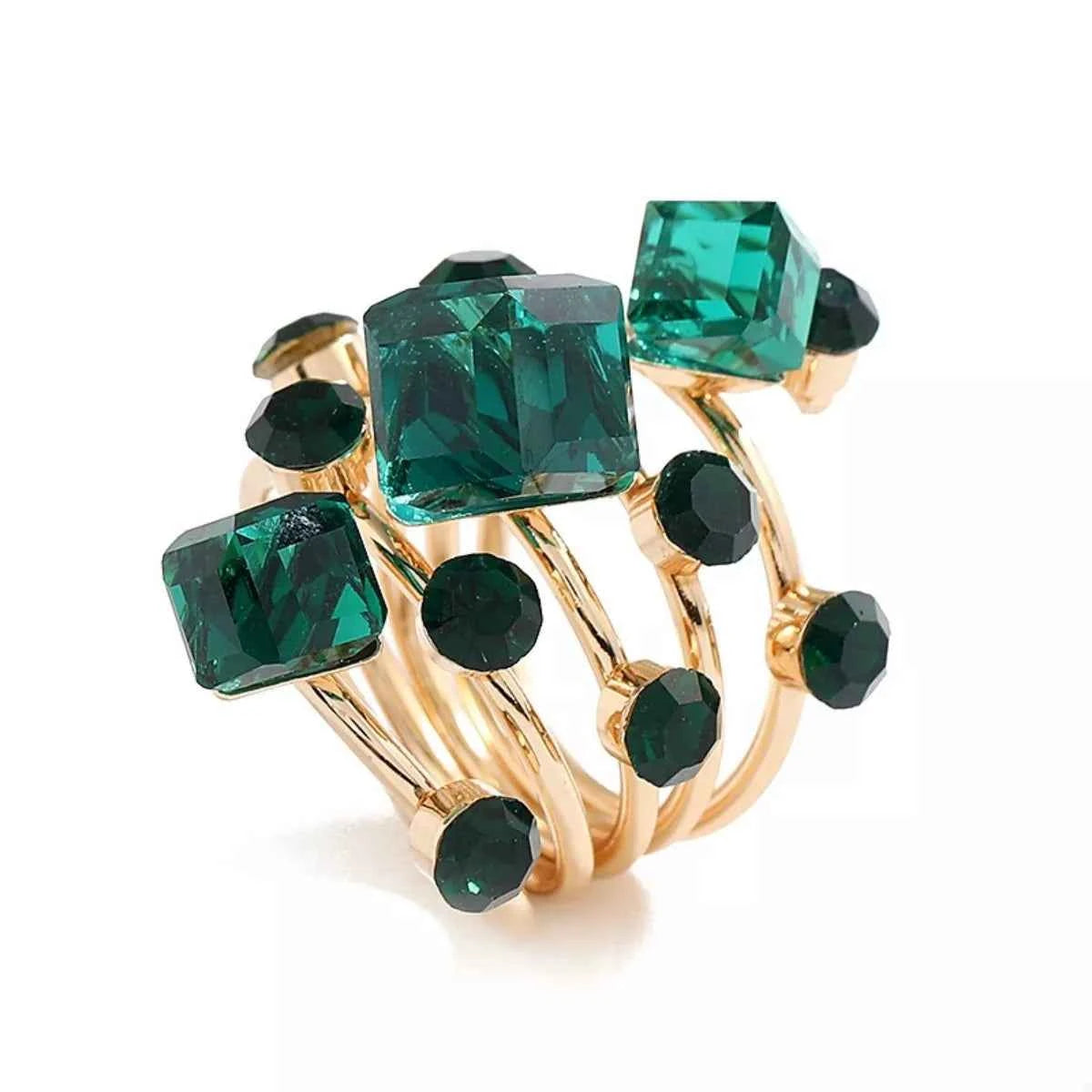 18K Gold-Plated Multi-Layered Ring