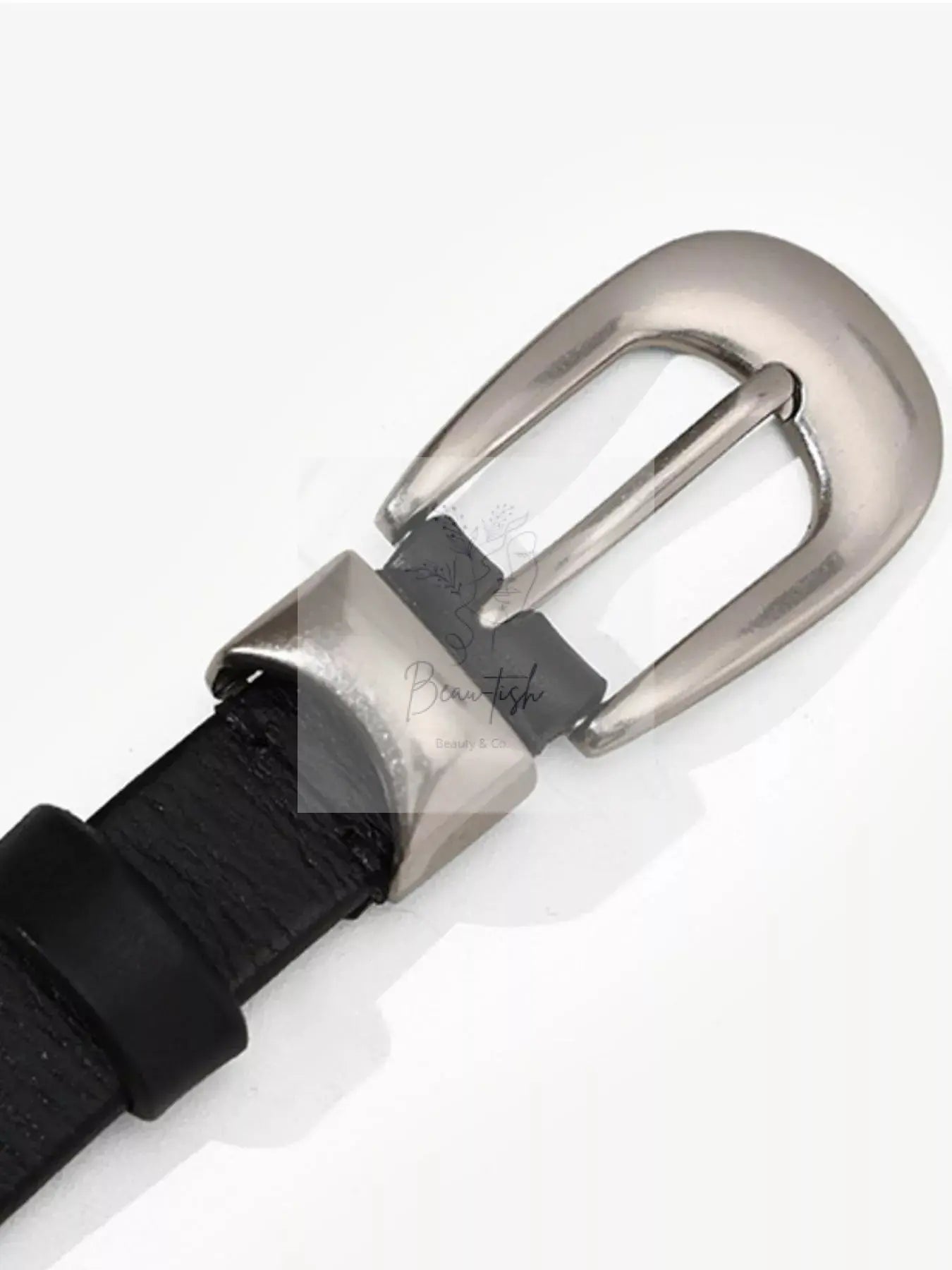 Flower Adjustable Leather Belt