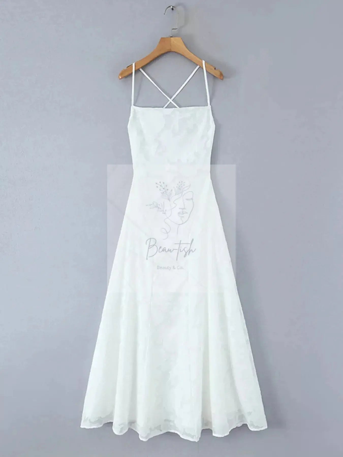 Lace Spaghetti Strap Maxi Dress