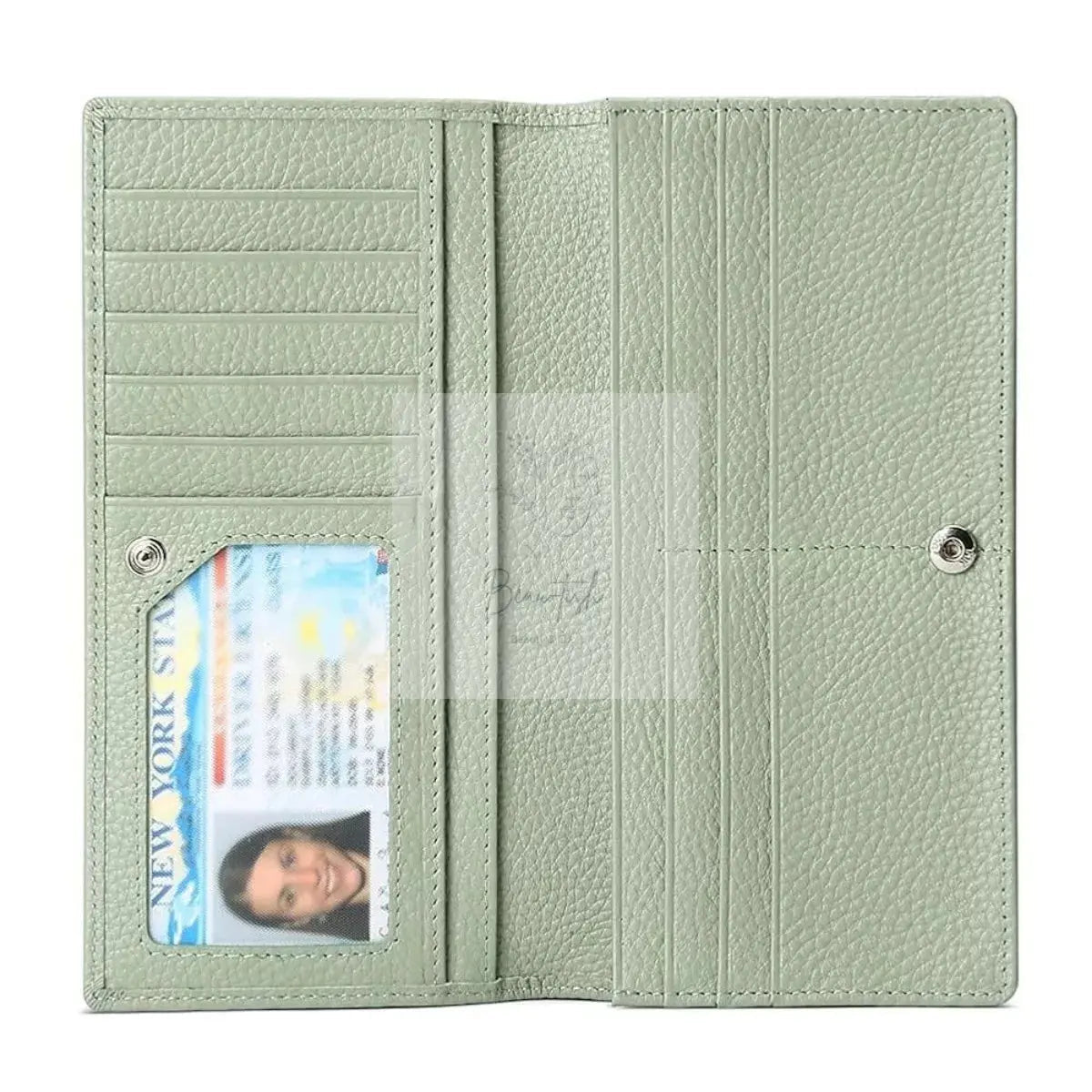 Leather Long Wallet