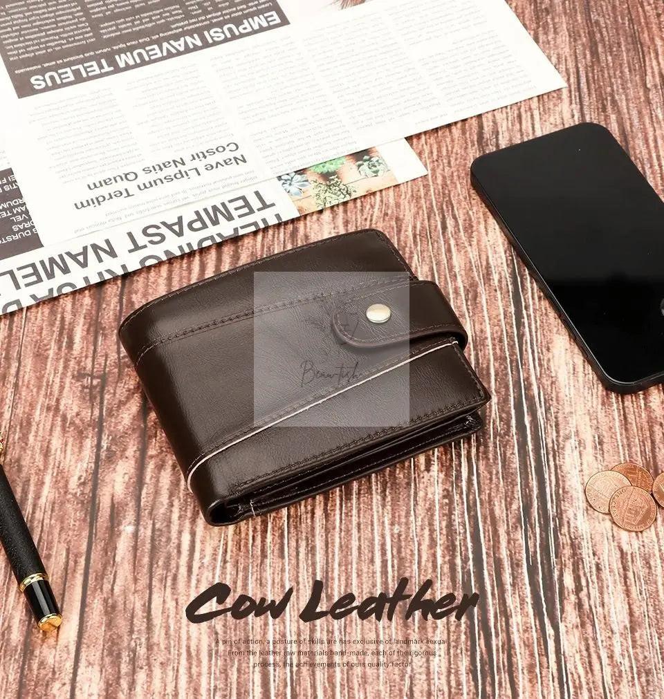 Men Multi-card Anti-magnetic Wallet - Compact Design