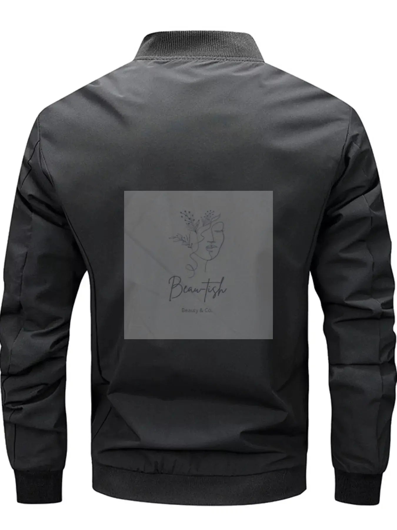 Men's Plus Size Zip Up Bomber Jacket