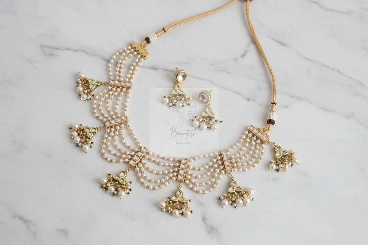 Pearl Beads Necklace Set