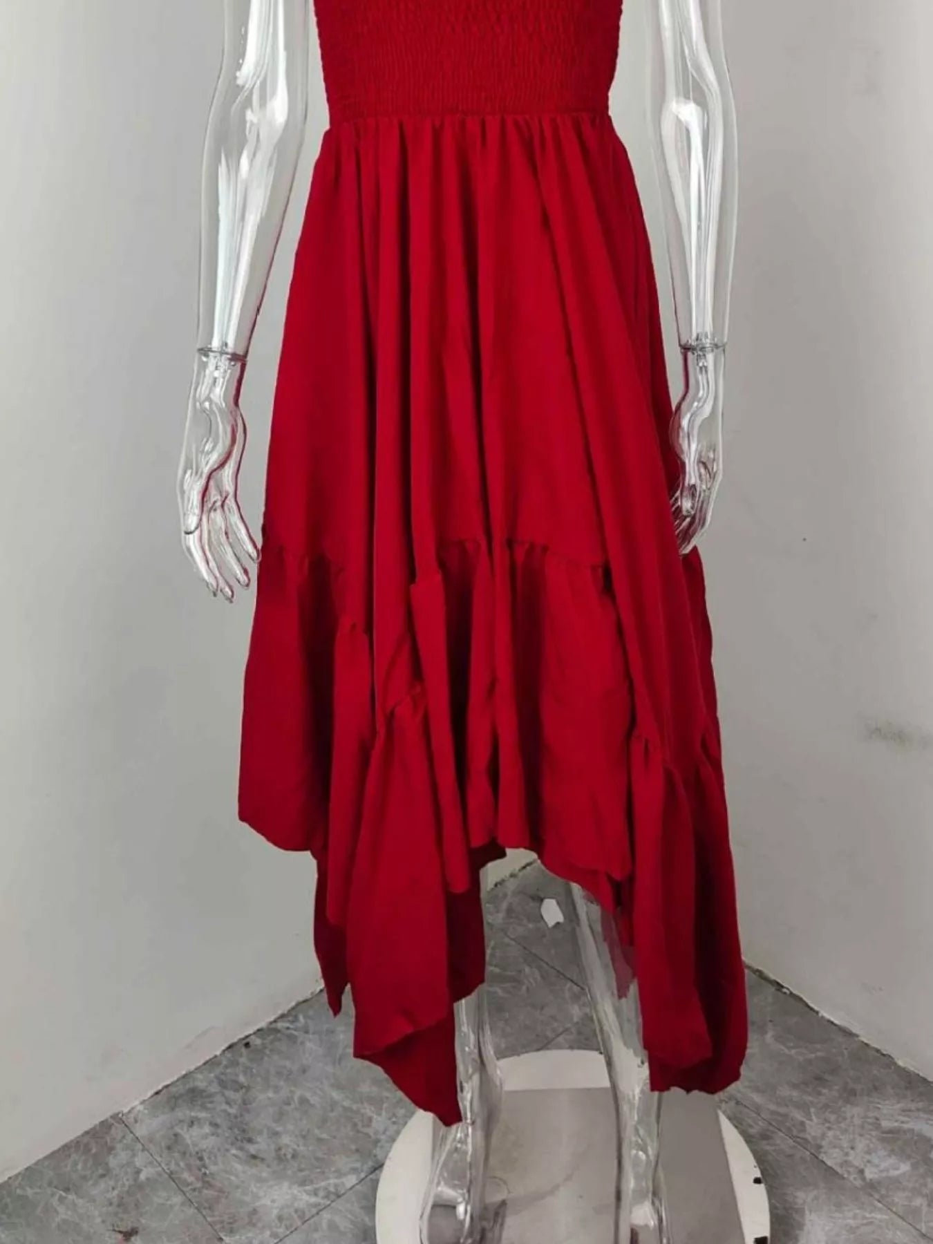 Smocked Plus Maxi Dress