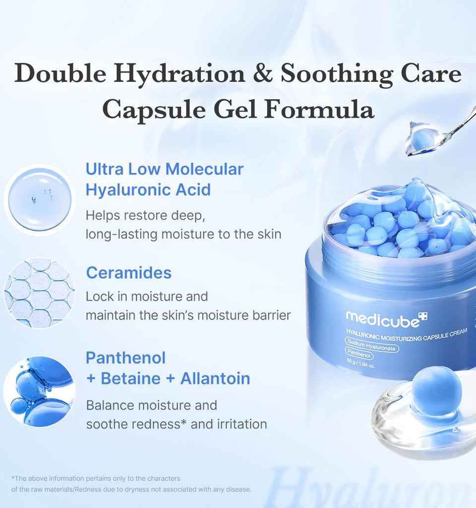 Medicube Hyaluronic Moisturizing Capsule Gel Cream 55g