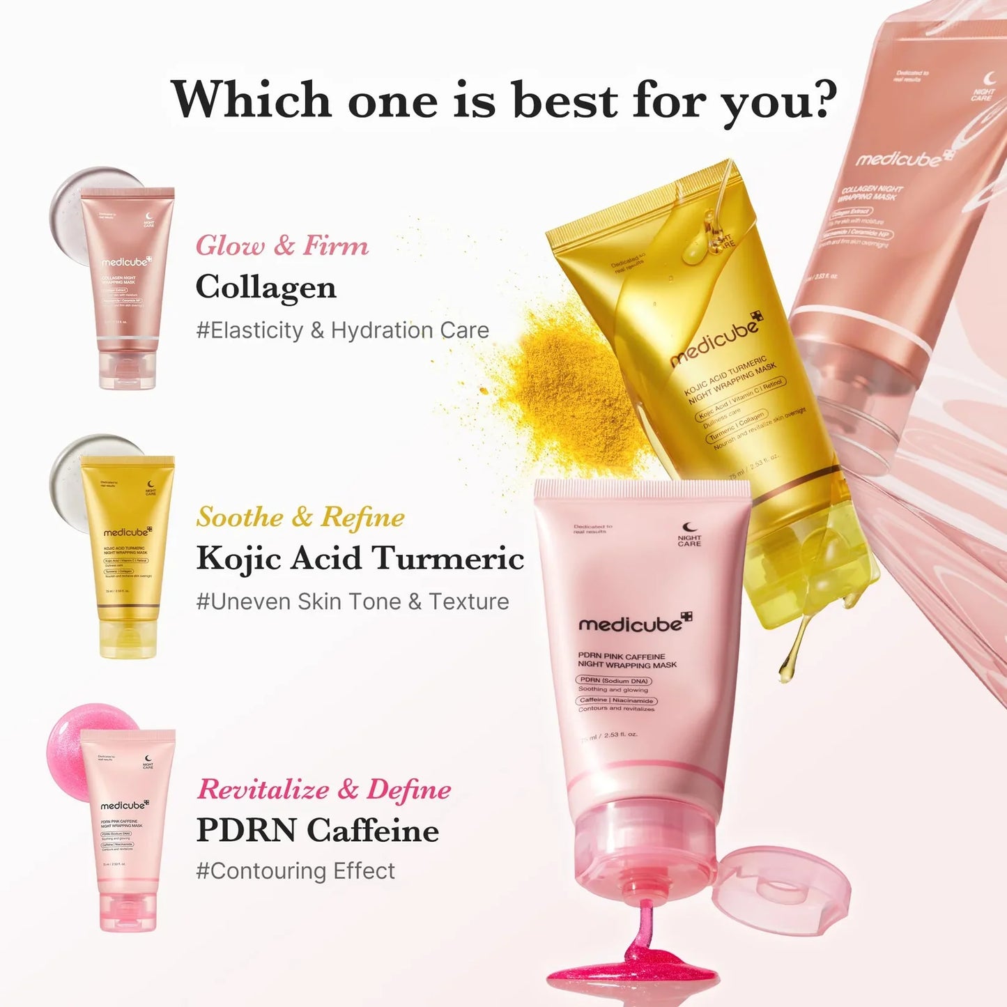 Medicube Collagen Night Wrapping Mask Overnight Peel-Off 75ml