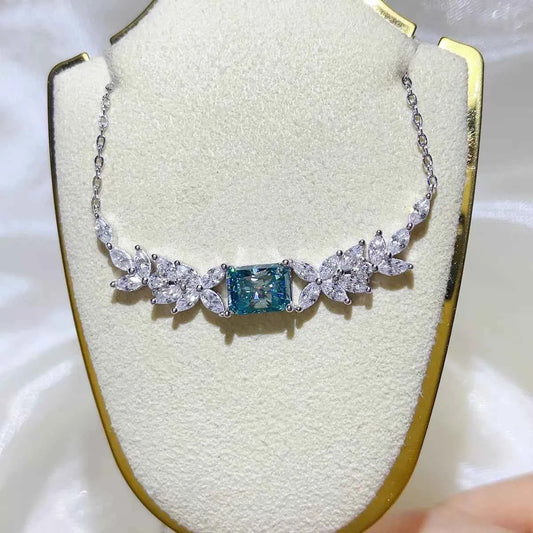 2 Carat 925 Sterling Silver Moissanite Necklace