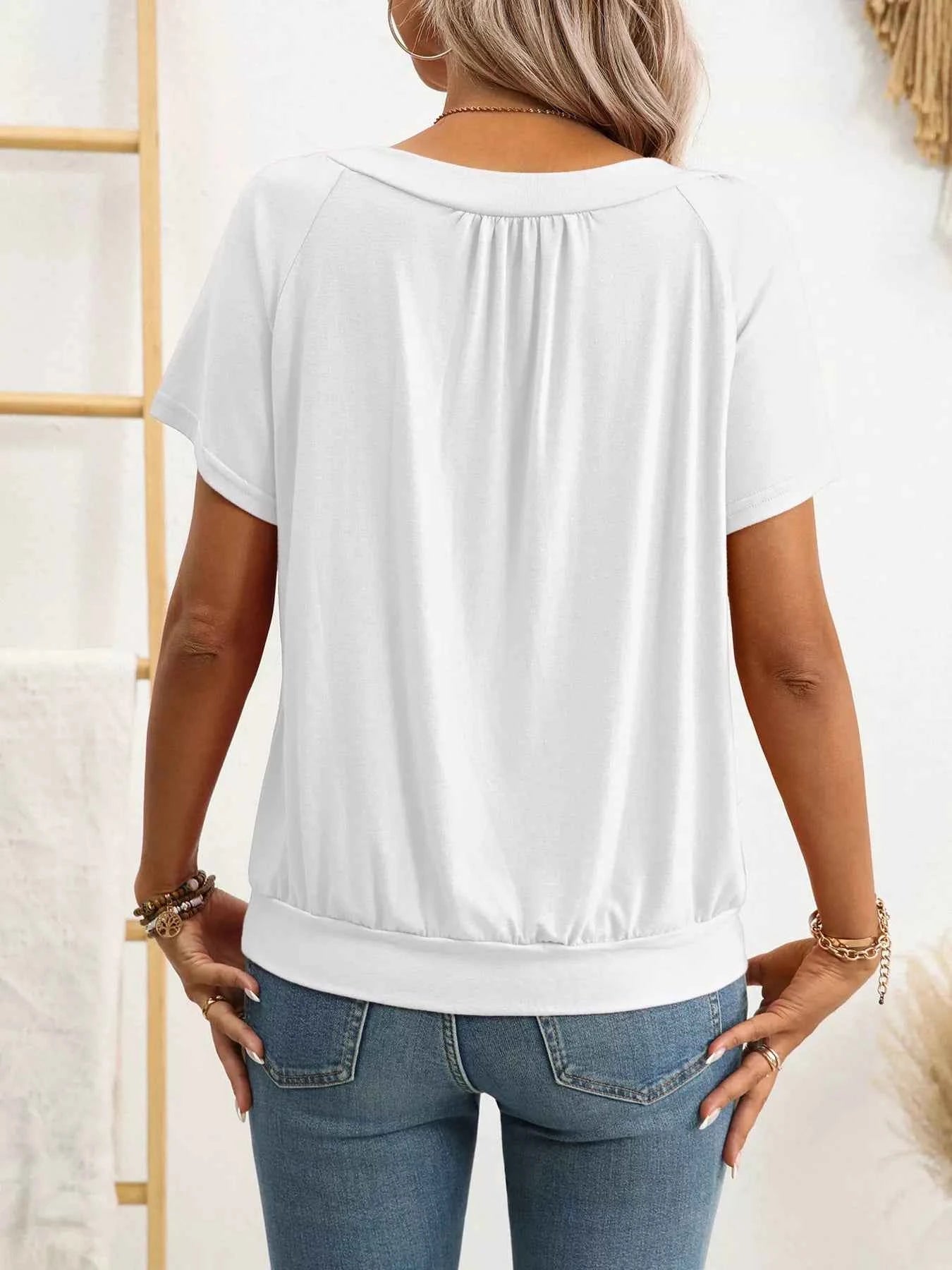 V-Neck Short SleeveT-Shirt