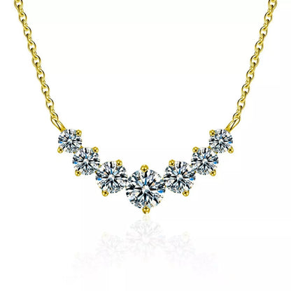1.7 Carat Moissanite 925 Sterling Silver Necklace