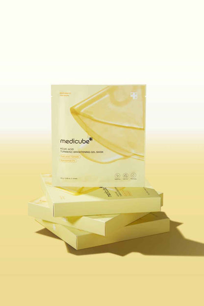 Medicube Kojic Acid Turmeric Brightening Gel Mask 4 Count