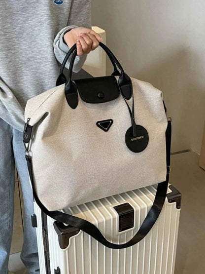 Canvas Travel Bag with Detachable Strap
