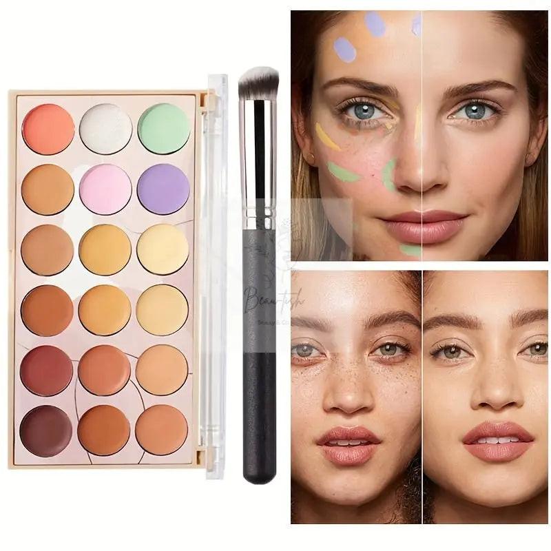 18-Color waterproof concealer