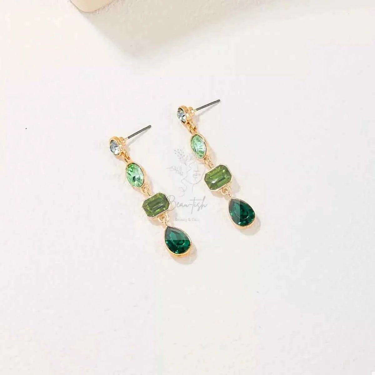 18K Gold-Plated Drop Earrings
