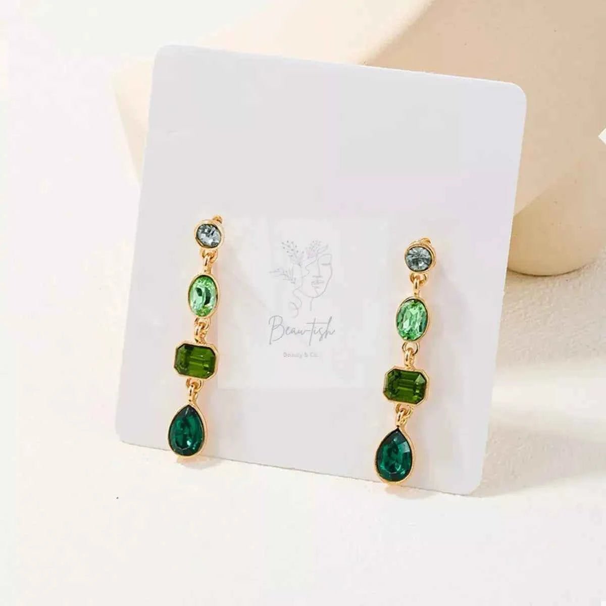 18K Gold-Plated Drop Earrings