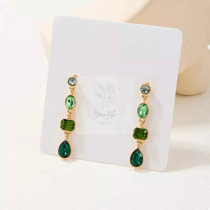 18K Gold-Plated Drop Earrings