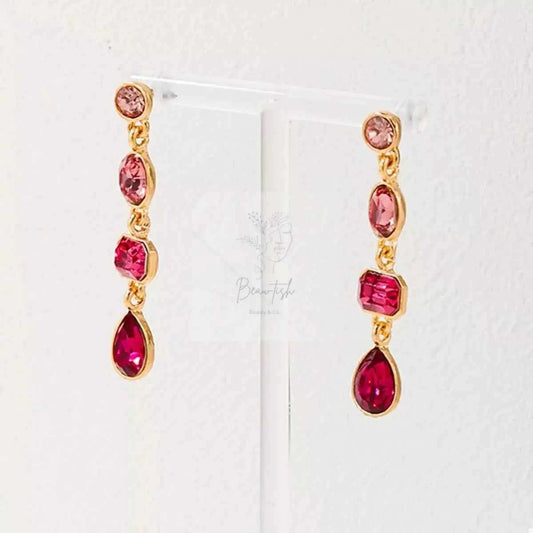 18K Gold - Plated Drop Earrings