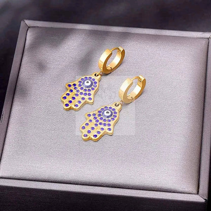 18K Gold-Plated Hand Charm Jewelry Set