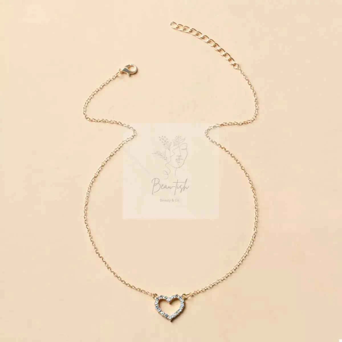 18K Gold-Plated Heart Necklace