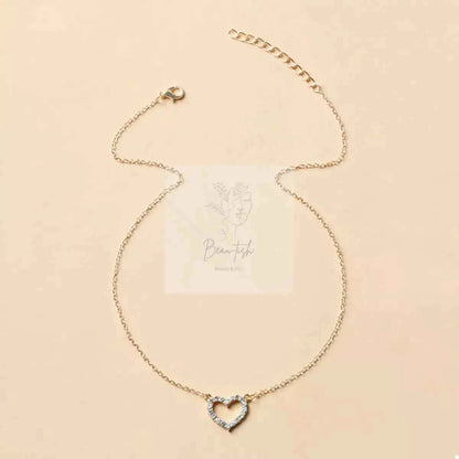 18K Gold-Plated Heart Necklace