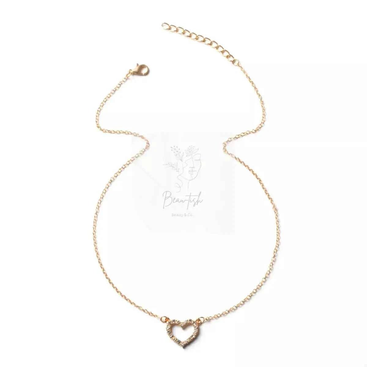 18K Gold-Plated Heart Necklace