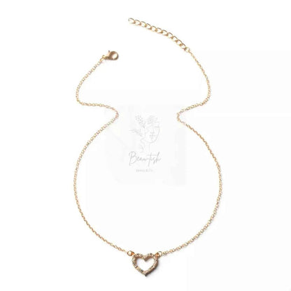 18K Gold-Plated Heart Necklace