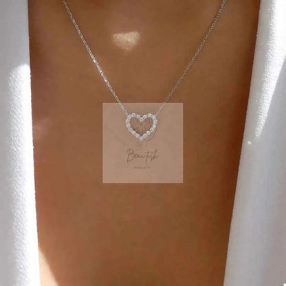 18K Gold-Plated Heart Necklace