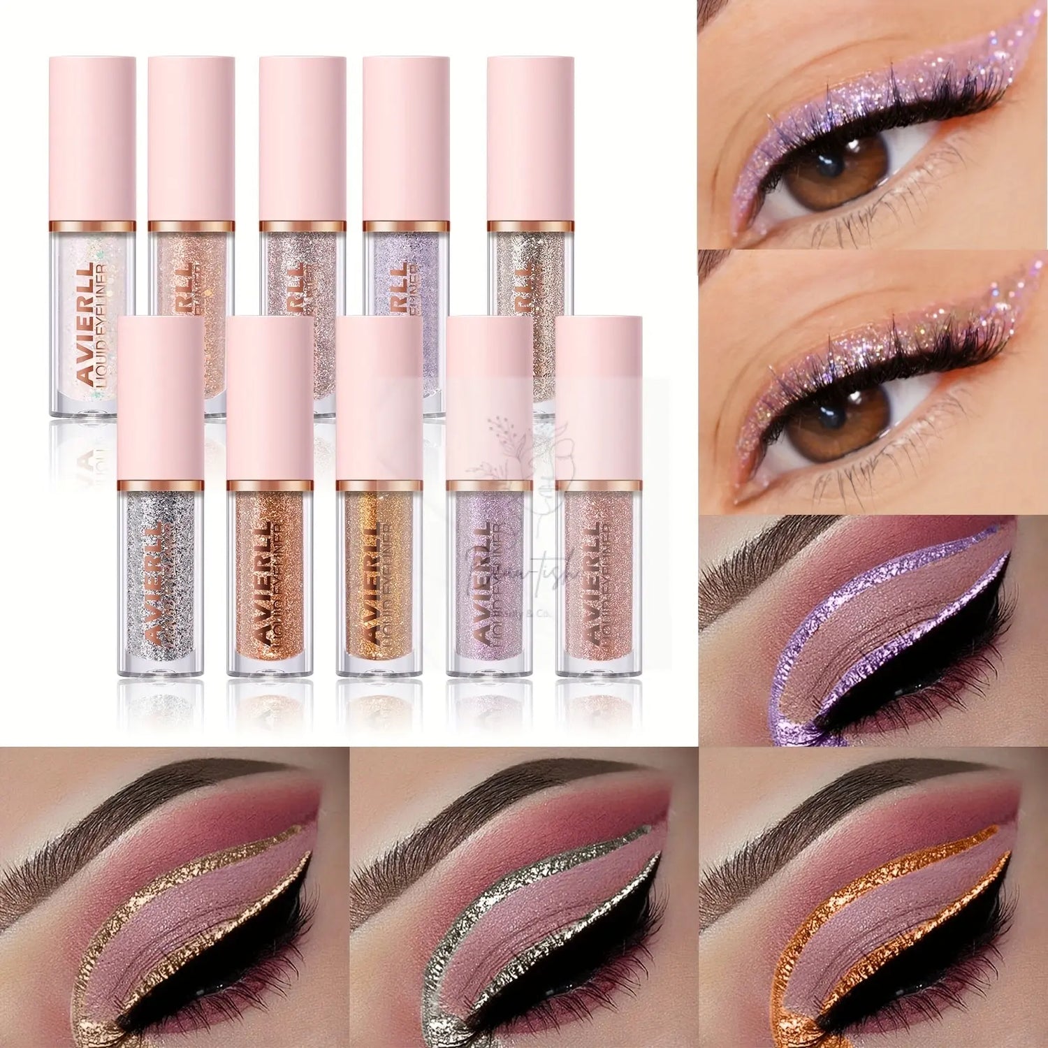 Glitter Eyeliner, Long-lasting and Shimmering Waterproof Colored Eyeliner - Beau-tish Beau-tish