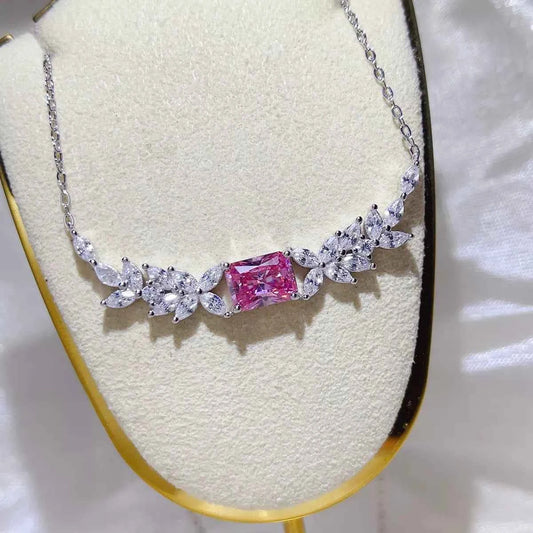 2 Carat 925 Sterling Silver Moissanite Necklace