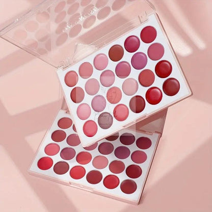 24-Color Long-Lasting Lipstick Palette