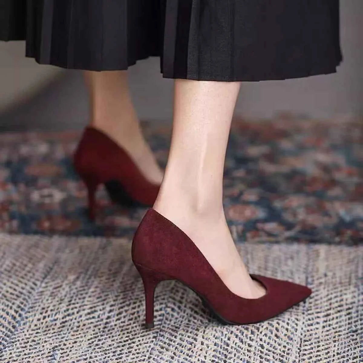 Point Toe Stiletto Pumps